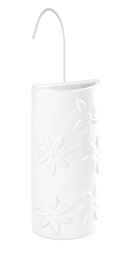 Wenko Luftbefeuchter Blumen Keramik, Raumbefeuchter mit Blumenverzierung für die Heizung Humidificador cerßmico plano Flores Multicolor