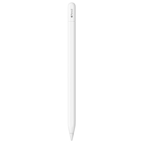 Apple Pencil (USB C): Pixelgenaue Präzision, Neigungssensitivität und branchenführende niedrige Latenz zum Notizenmachen, Zeichnen und Unterschreiben von Dokumenten. Lädt und koppelt über USB C