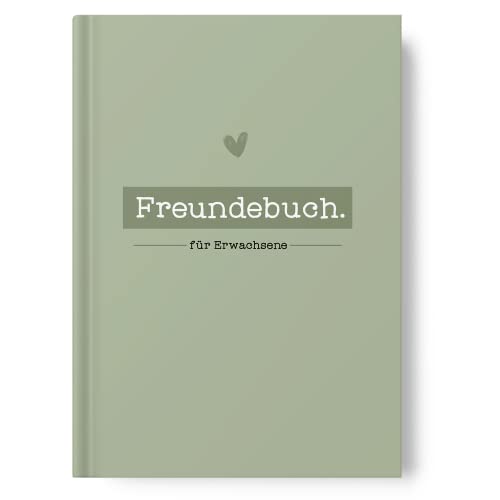 Sophies Kartenwelt Freundebuch für Erwachsene - Freundebuch zum Ausfüllen für Deine Lieblingsmenschen - Freundschaftsbuch mit persönlichen Fragen - Poesiealbum für Erwachsene