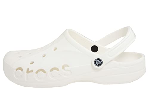 Crocs unisex-adult Baya Clog Clog, White, 37/38 EU