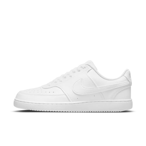 Nike Herren Court Vision Low Schuhe, White, 43 EU