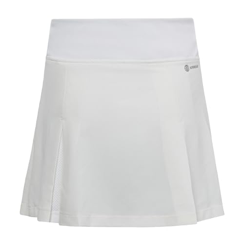 adidas Mädchen Rock G Club Pleat Sk, White, HS0542, 128