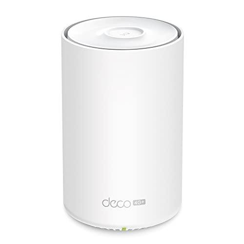 TP-Link Deco X1500-4G LTE WLAN Router, 4G+ Router SIM-Karte, 3 x Gigabit-Ports, Wi-Fi 6 AX1500, Unterstützt Externe Antenne und Deco Mesh, Nur APP verwaltet, Keine Webverwaltungsseite