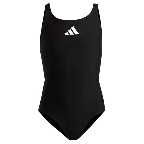 adidas Damen 3 Bars Suit Badeanzug, Black/White, 170 EU