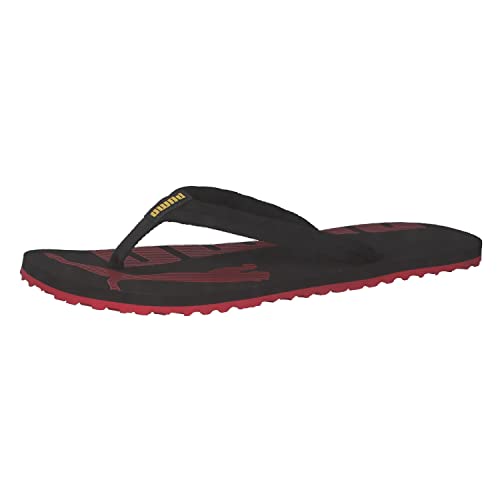 PUMA Unisex Epic Flip V2 Sandalen, Black High Risk Red, 42 EU