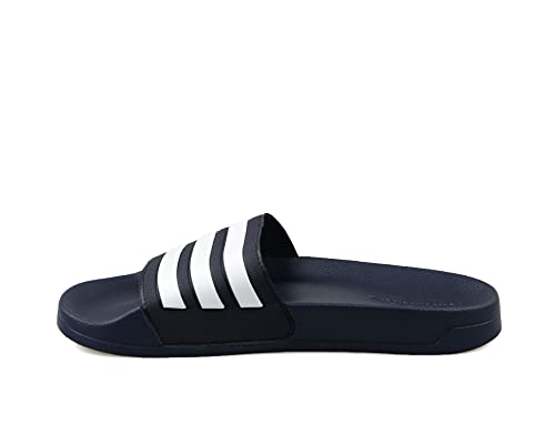 adidas Unisex Adilette Shower Slides, Legend Ink / Cloud White, 43 1/3