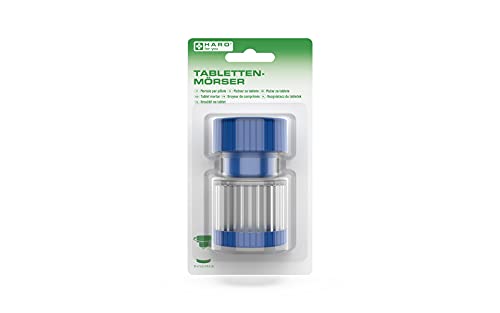 Haro for you Tabletten-Mörser, zerkleinern und pulverisieren von Tabletten, Pillen, Vitaminen, Medikamenten Mörser zerkleinert große und kleine Pillen, Tablettenmörser mit praktischem Depotfach