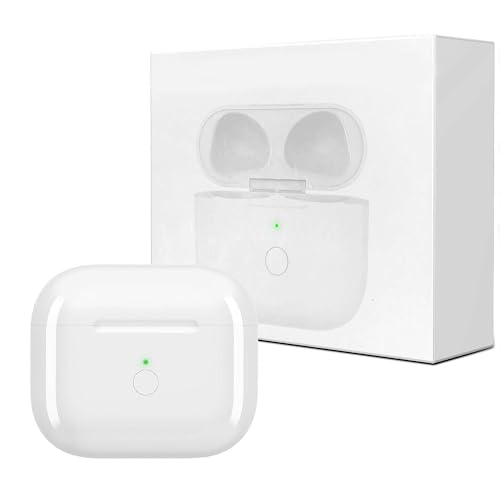 Kabelloses Ladecase Kompatibel mit AirPod 3. Generation, Wireless Charging Case Original Ersatz Replacement,Bluetooth Pairing Sync Button