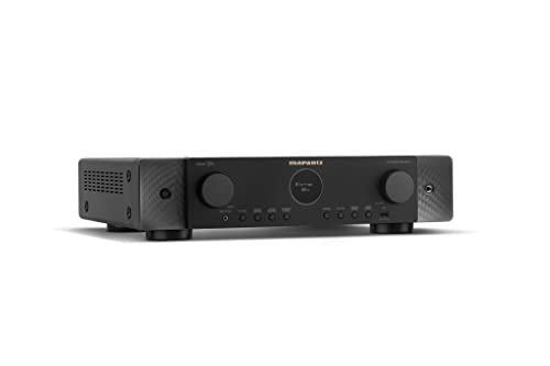 Marantz Cinema 70s 7.2-Kanal AV-Receiver, HiFi Verstärker, Alexa kompatibel, 6 HDMI Eingänge und 1 Ausgang, 8K-Video, Bluetooth, WLAN, Musikstreaming, Dolby Atmos, AirPlay 2, HEOS Multiroom, schwarz