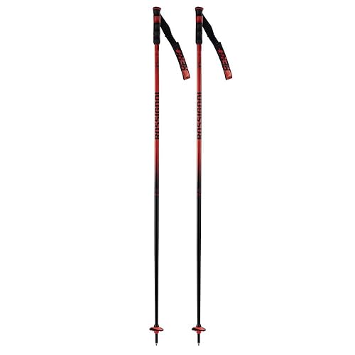 Rossignol Jungen x stöcke, Black Red, 125