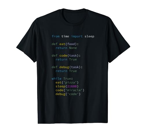 Programmierer Informatiker ITler Eat Sleep Code Debug T-Shirt