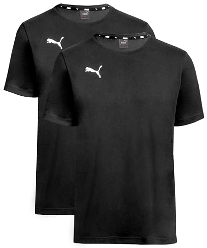 PUMA T-Shirt 2er Pack Doppelpack - Black - Gr. XXL