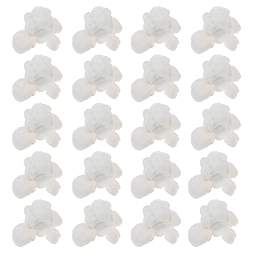 EXCEART 20Pcs Popcorn Charme Miniatur Harz Künstliche Popcorn Lebensechte Mini Lebensmittel Accent Flatback Perlen für DIY Schmuck Der Landschaft Telefon Fall Puppenhaus Prop