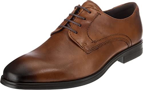 Ecco Herren MELBOURNE Derbys, Braun (Amber 1112), 49 EU