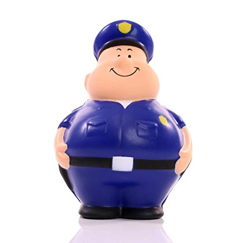 SQUEEZIES Poli Bert - Der Antistress Polizist sorgt für Recht und Ordnung und Entspannung - Geschenk für alle Anlässe