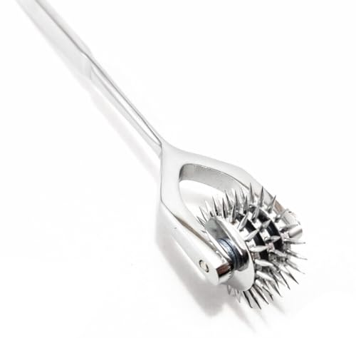 SLITETECH® "Premium Nervenrad Wartenberg Pinwheel - Sensibilitätsrad für einzigartige neurologische Stimulation" (3 Rad)