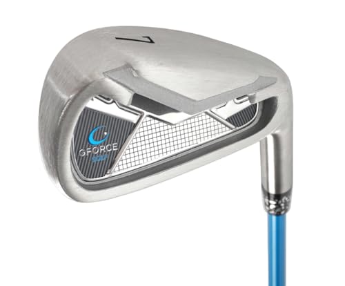 GForce 7 Iron Golf Swing Trainer - Used by Rory McIlroy, Named Golf Digest Editor’s Choice “Best Swing Trainer 2023” Super Flexible Shaft Training Aid, Tempo, Rhythm, Transition, Timing + USGA Legal