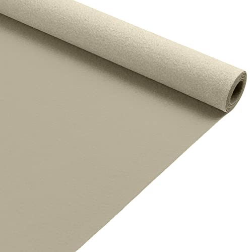 Primaflor Event-Teppich Meterware Podium - Beige, 1,00m x 1,00m, Viele Farben, Rutschfester Gangläufer, Schwer Entflammbarer Hochzeits-Läufer, B1 Messeteppich