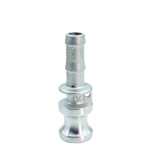 MNUPL 1PC BSPT 1/2" 3/4" 1" 1-1/4" 1-1/2" 2" SS304 Edelstahl Homebrew Camlock Fitting Adapter Barb Camlock Schnellkupplung (Color : E Type, Size : 1")