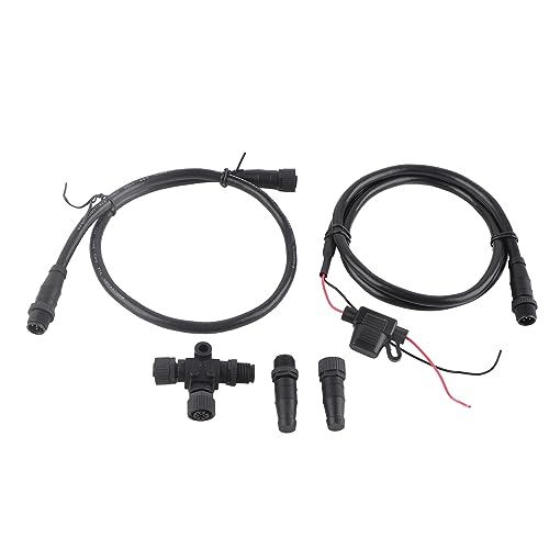 NMEA 2000 Starter Kit, 1m Marine NMEA Network Starter Kit, mit 3 Port T Connector Adapter und Männlichem Widerstand, für Simrad Networks