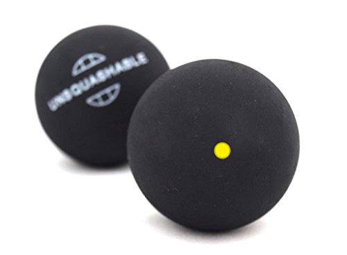 Unsquahable Squashbälle, 2er Pack, Gelb