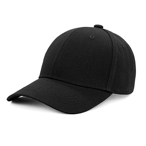 PONCEAU Baseball Cap Jungen Baseballkappe Sonnenhut Kids Mütze Snapback Cap Kinder Verstellbare Kappe Hut für Jungen Mädchen Schwarz