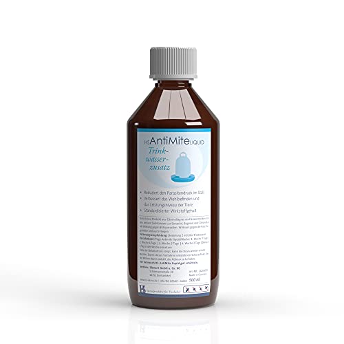 HS AntiMite Liquid 500 ml - Trinkwasserzusatz 100% biologisch - gegen Milben und Parasiten