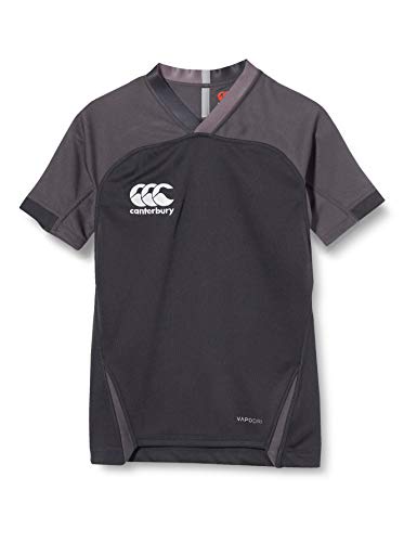 Canterbury Kinder Rugby-Trikot Vapodri Evader XS Schwarz