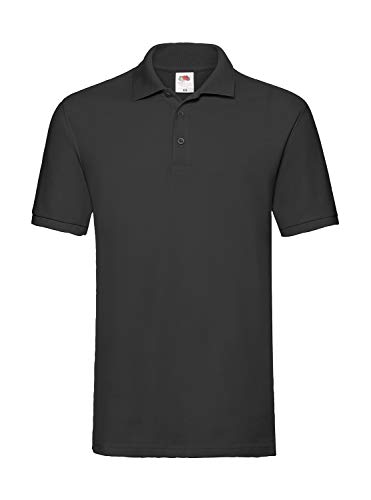 Fruit of the Loom Premium Polo S M L XL XXL 3XL auch Farbsets Schwarz XXL