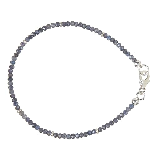 Saphir blau Armband Silber