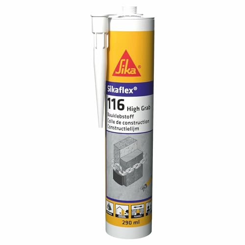 Sika - Klebstoff - Sikaflex-116 High Grab - Bau- und Montagekleber mit guter Anfangshaftung - geeignet für bauübliche Materialien - lösemittelfrei und emissionsarm - 300ml