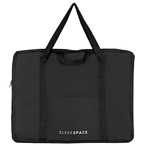 Sleekspace Art-Portfolio-Hülle. Soft Case Professionelles Portfolio mit Multi-Griffen für Artwork Lagerung, Präsentationsbuch Tragetasche, Künstler-Portfolio-Tasche, Kinderkunst, TV/Monitor Transport