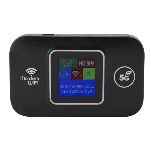 4G-Router, Taschen-4G-WLAN-Hotspot-Gerät, 300 Mbit/s Mobiler Hochgeschwindigkeits-Router mit Micro-SIM-Karte, Unterstützt Mehr Als 10 Geräte, USB-Stromversorgung für Unterwegs