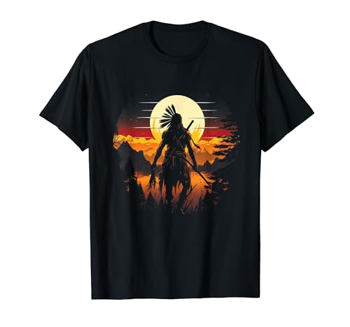 Native American Häuptling Stämme Kultur Heilig T-Shirt