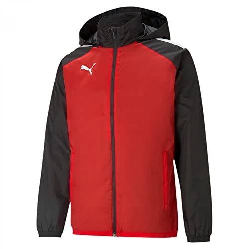 PUMA TeamLIGA All Weather Regenjacke Herren rot/schwarz, XL (42 EU)