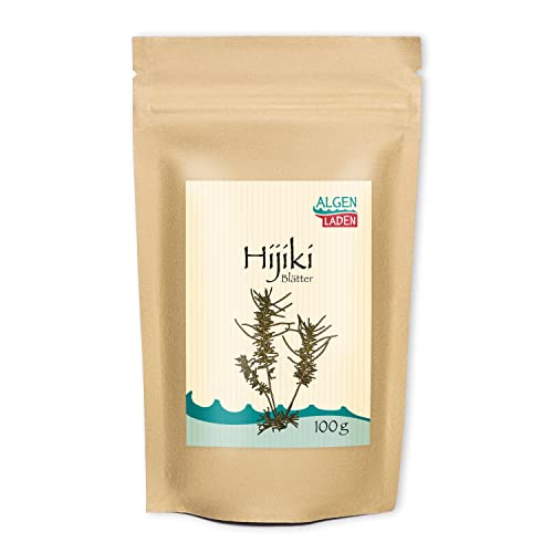 ALGENLADEN Hijiki Blätter - 100g | Algen aus Japan | Rohkost | Vegan | Low-Carb | asiatisch kochen