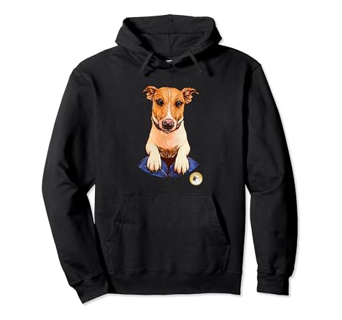 Hoffnungsvoller Hund, abgestützt auf Schoß Pullover Hoodie