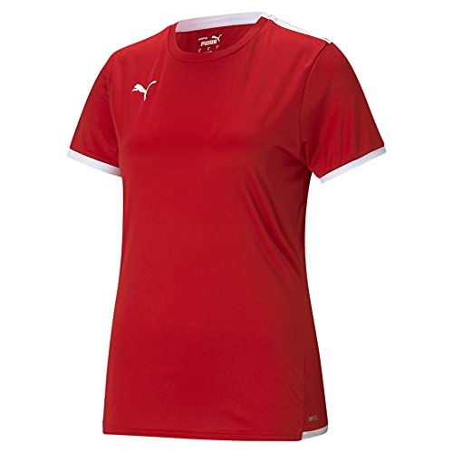 PUMA Damen Teamliga Trikot Hemd, Red Weiß, X-Groß