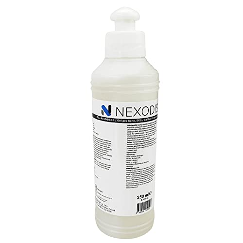 NEXODIS Ultraschallgel - Hypoallergen Wasserbasis für Ultraschall - Hohe Dichte und Viskosität - Sonographie Gel 250 ml - Fetal Doppler - Übertragungsgel Ultraschallgel Kontaktgel