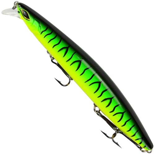 Seika Pro Unisex – Erwachsene 10C8900200C10 Seika Pr-Wobbler Nightveit 27g, Farbe:Fire Tiger, Bunt, Normal