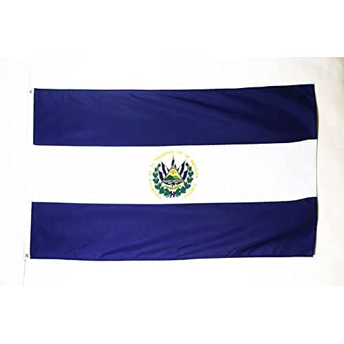 AZ FLAG - Flagge EL Salvador - 150x90 cm - Salvadorianische Fahne 90 x 150 cm Feiner Polyester - Flaggen