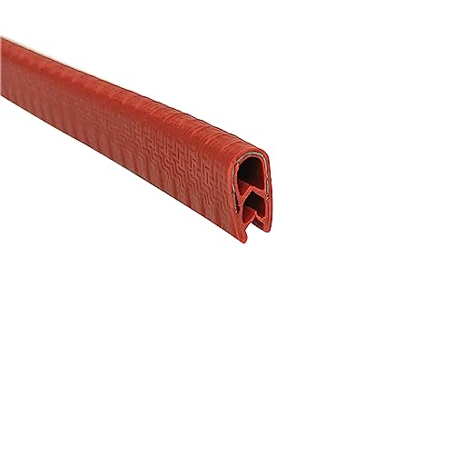 TVHXNWTO Dichtungsband, U-förmiger Kantenschutz aus Gummi, 3,28 Fuß x 9 mm (Color : Red, Size : 13mm x 7mm)