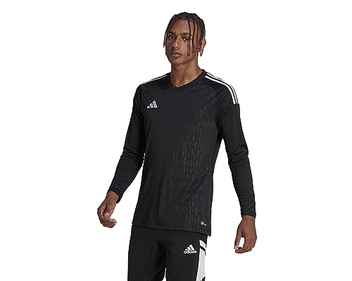 adidas Mens Jersey (Long Sleeve) Tiro 23 Competition Long Sleeve Goalkeeper Jersey, Black, HL0008, 2XL