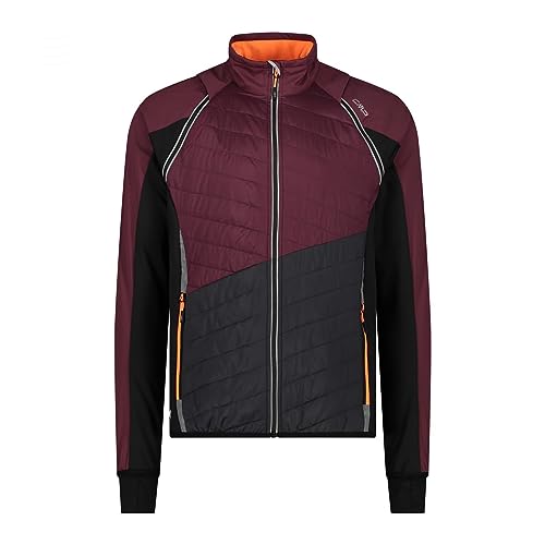 CMP Herren Light Softshell Jacke, antracite-burgundy, 54