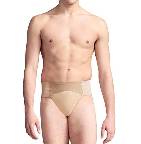 Capezio CN5930 Herren Panel Dance Gürtel, gesteppt Gr. Large (Taille 32-34"), natur