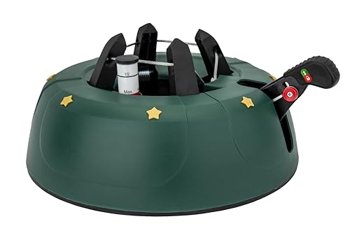 Star-Max Modell 2018 Christbaumständer by F-H-S, Model Start 1, für Baumhöhe bis 2,0 m, Weihnachtsbaumständer mit Fuhebelfunktion und Einseiltechnik, 2,0 Liter Wassertank, 2 liters, Grün