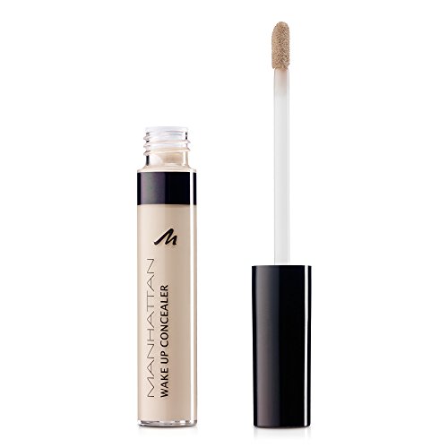 Manhattan Wake up Concealer, Flüssig Concealer zum Abdecken von Augenringen und Rötungen, Farbe Naturelle 1, 1 x 7ml