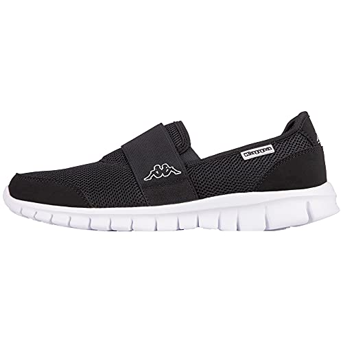 Kappa Herren Taro Slipper, Schwarz 1110 White Black, 48 EU