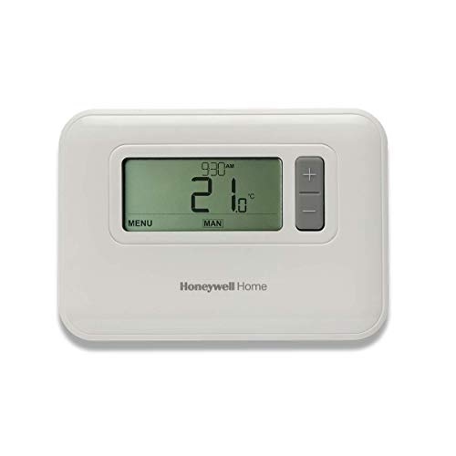 Honeywell Home T3C110AEU T3 7-Tage programmierbarer kabelgebundener Thermostat, Weiß