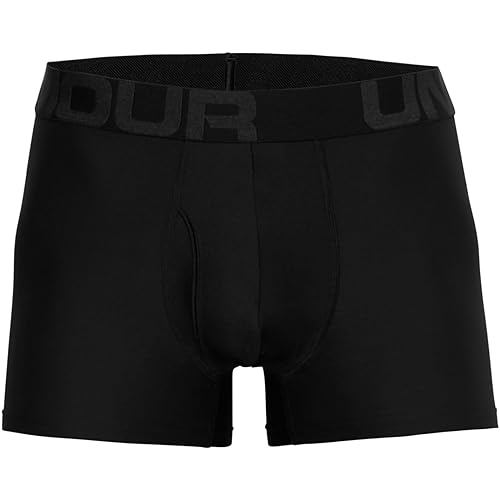 Under Armour Herren Boxershorts UA Tech 3in 2 Pack 1363618 Black XXXL